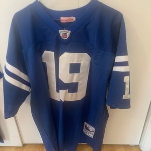 Colts jersey Mitchell & Ness size large, blue, (48). Johnny Unitas 19.